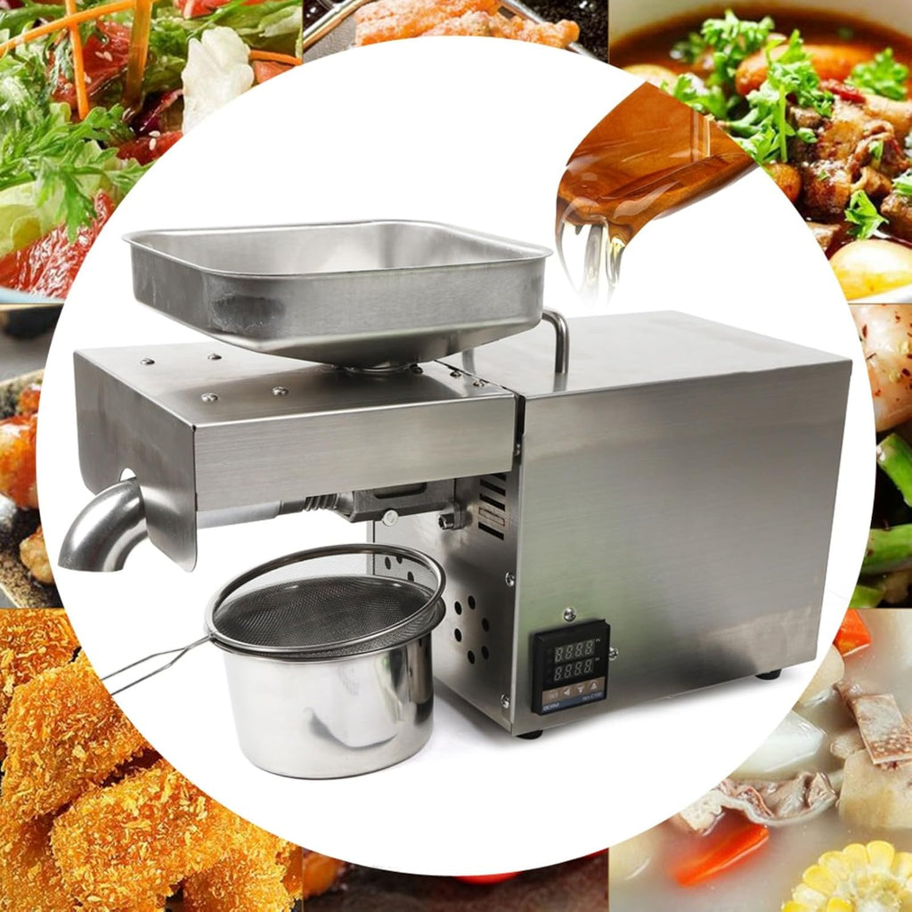 1500W Stainless Steel Electric Automatic Oil Press Machine E1174