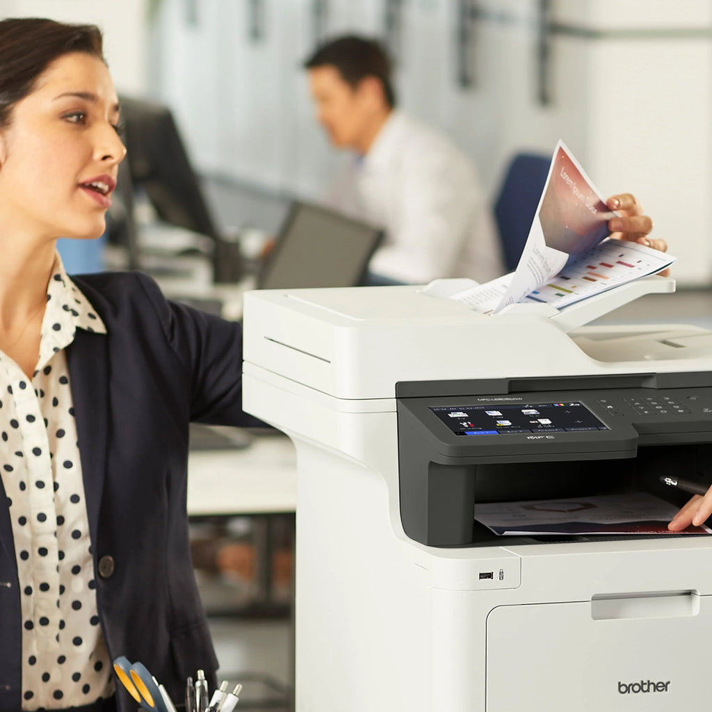 Color Laser All-in-One Printer with Duplex Print Copy Scan and Wireless Networking F562797