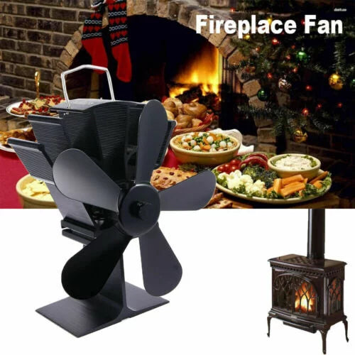 5 Blades Fireplace Fan T901968