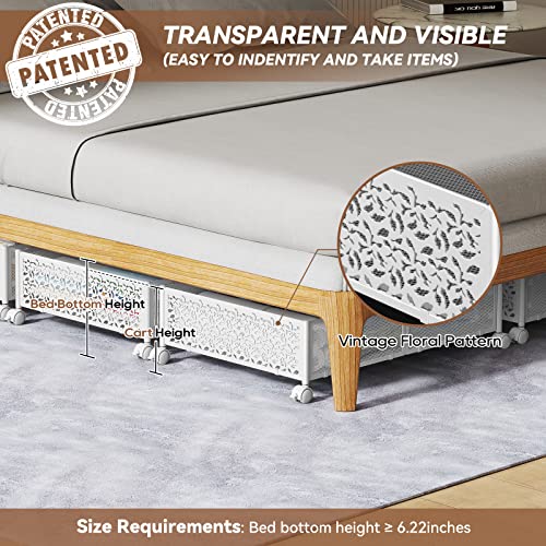 Under Bed Storage Containers with Wheels -4Pack P8972