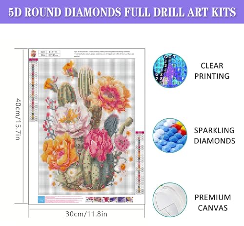 5D Diamond Painting Kit (13.78 X13.78 inch) B816