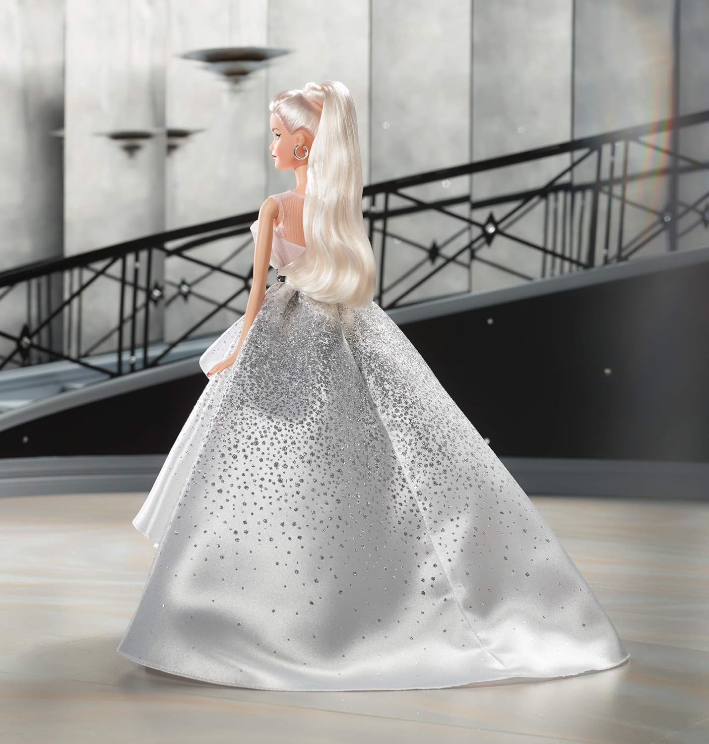 Blonde Doll with Diamond-Inspired Gown X457154