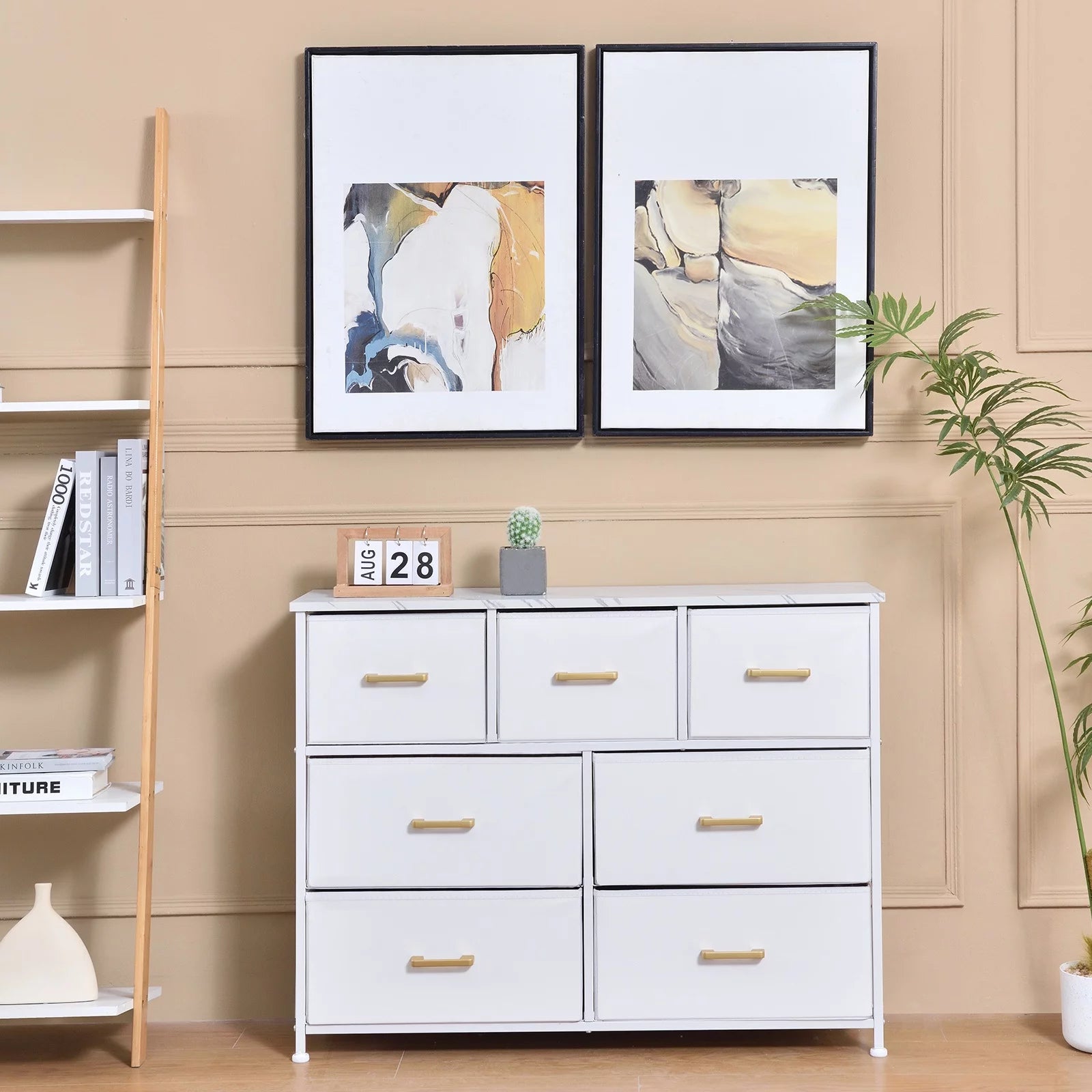 Fabric Dresser Chest of Drawers A1323
