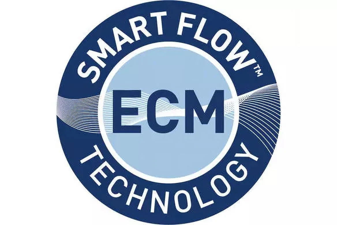 DC Fan with ECM motor and Pick-A-Flow 50, 80 or 100 CFM, Built-in Condensation Sensor, ceiling or wall mount, 3-3/8" housing depth U343305