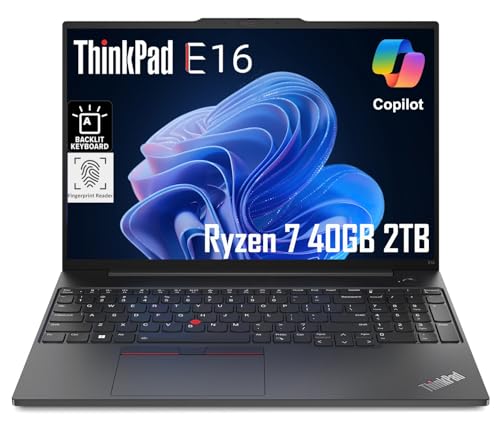 16" FHD+ Laptop with AMD Ryzen 7 7730U, 16GB RAM, 512GB SSD, Fingerprint, Backlit, FHD Webcam, Wi-Fi, Ethernet, Win 11 Pro, Black W981791