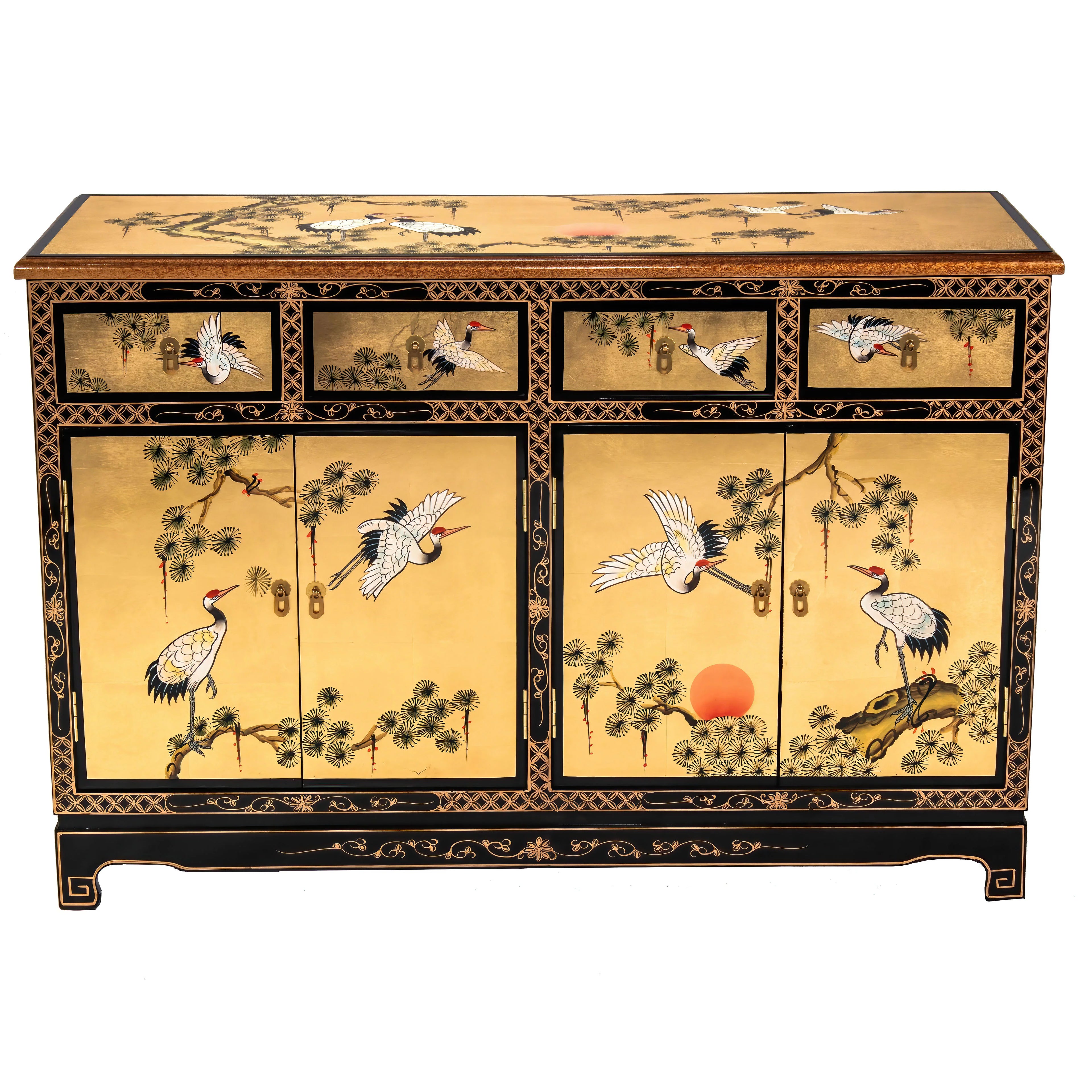 Gold Lacquer Sideboard E609