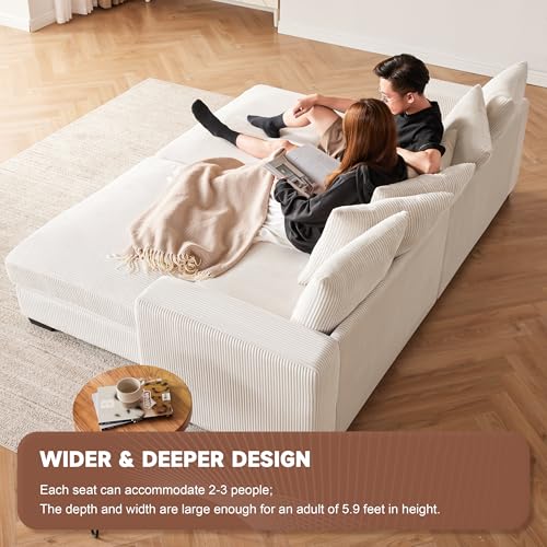 Grey Oversized Chaise Lounge with Ottoman I60762