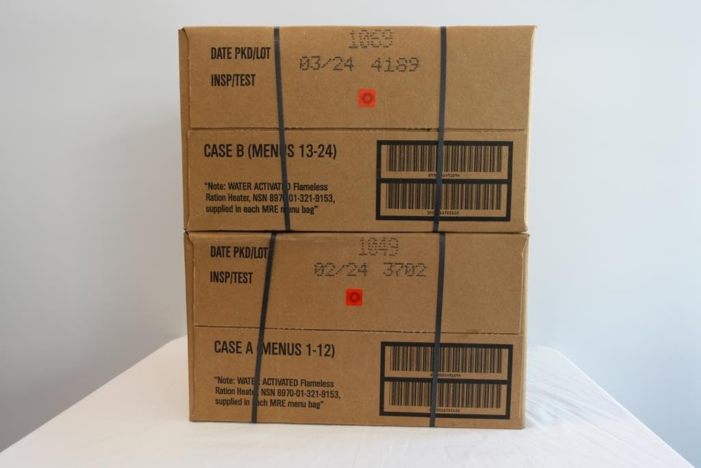 MRE Meals Ready to Eat Military MRE 12 MRE Pack N62395