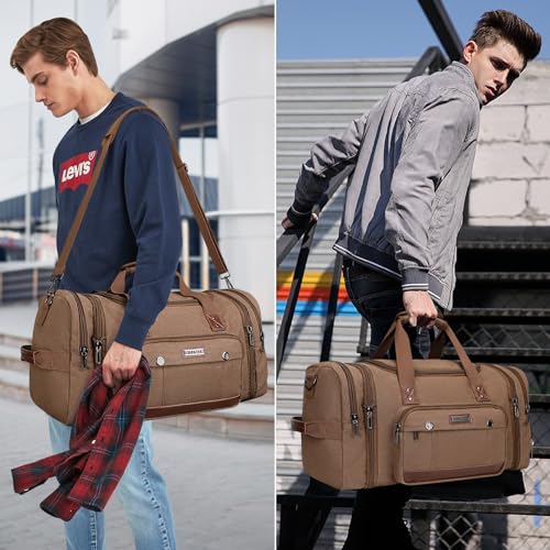 Canvas Weekender Travel Bag F178284