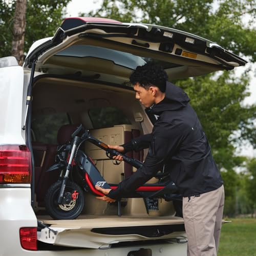 Electric Scooter, 24.9 MPH, 43.5-Mile Range, Dual Suspension, 1600W Peak Motor, Off-Road Scooter X689