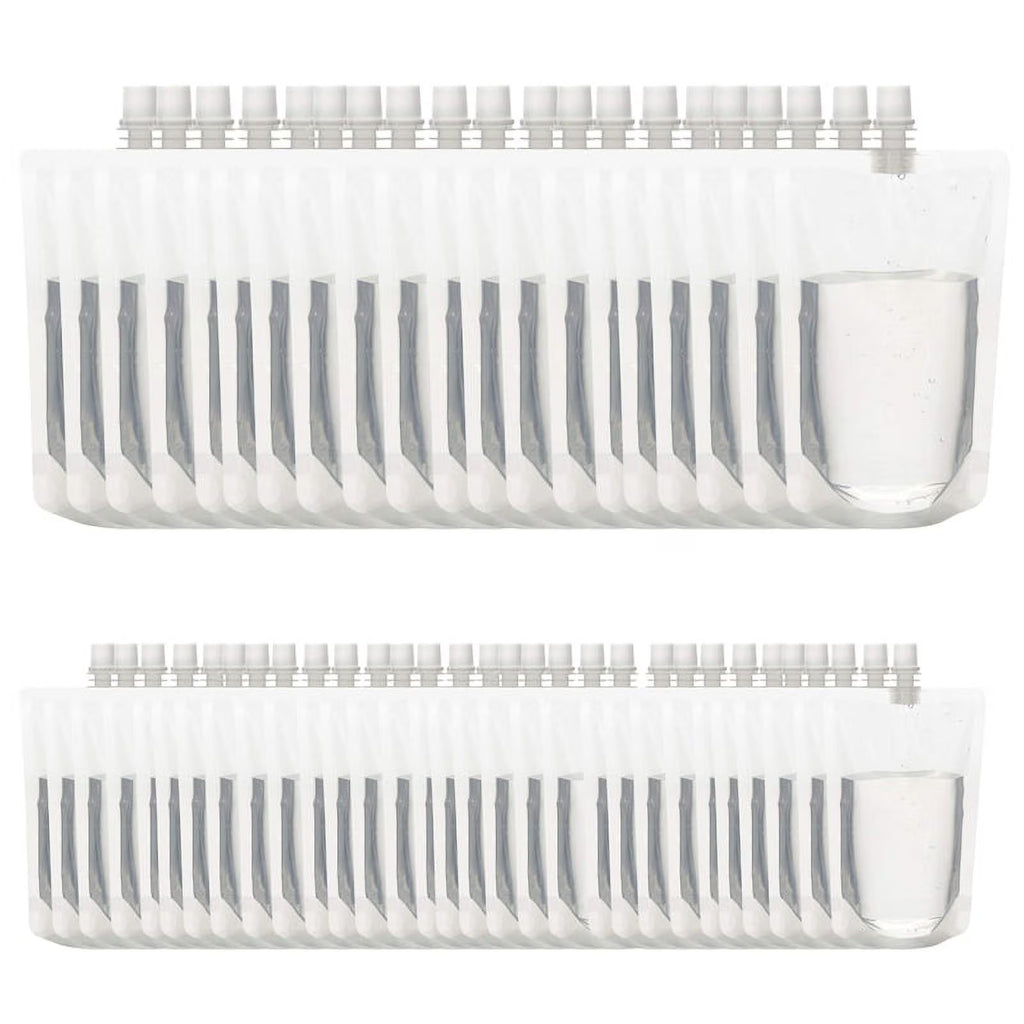 50PCS 100Ml Liquid Stand Bag Leak Proof Drink Packaging Bag Spout Pouch E2332
