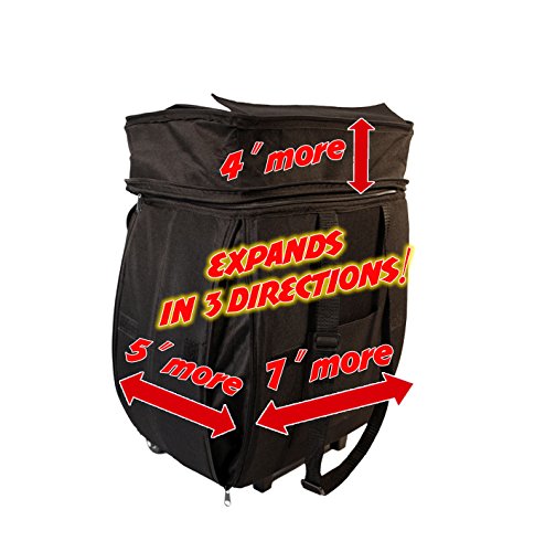 Black Collapsible Rolling Utility Cart F833918