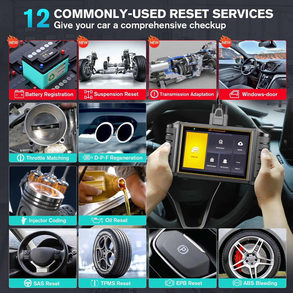 Automotive Scan Tool with 12+ Service Resets Q58628
