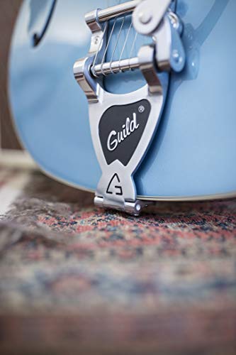Pelham Blue Semi-Hollow Body Electric Guitar Z415