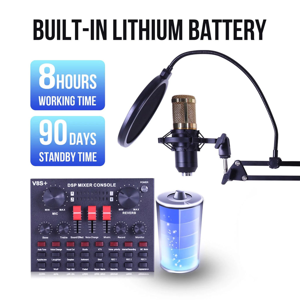 Condenser Microphone Bundle with Voice Changer L6060