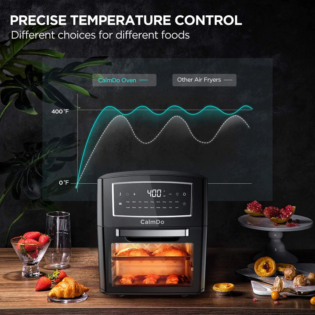 18 in 1 Air Fryer Toaster Oven Combo, 12.7QT, 1500w W9034