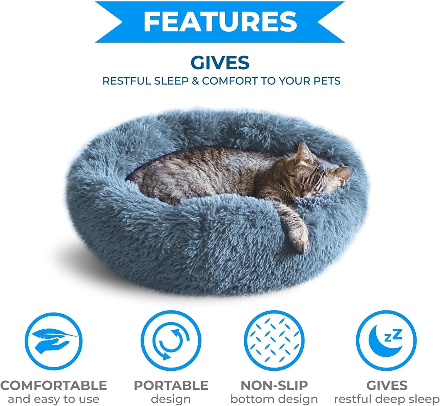 Large Washable Cat Bed T208