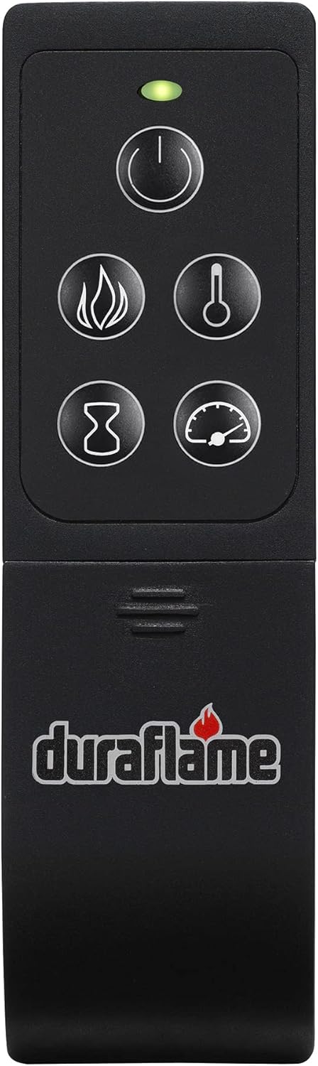 Rustic Pine Electric Log Set Heater with Remote Control X26935