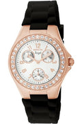 White Dial Crystal Accented Watch Y1502