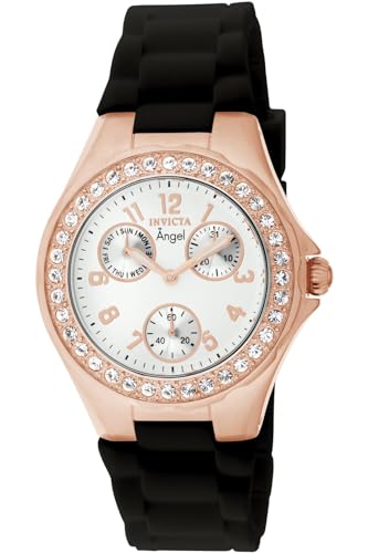 White Dial Crystal Accented Watch Y1502