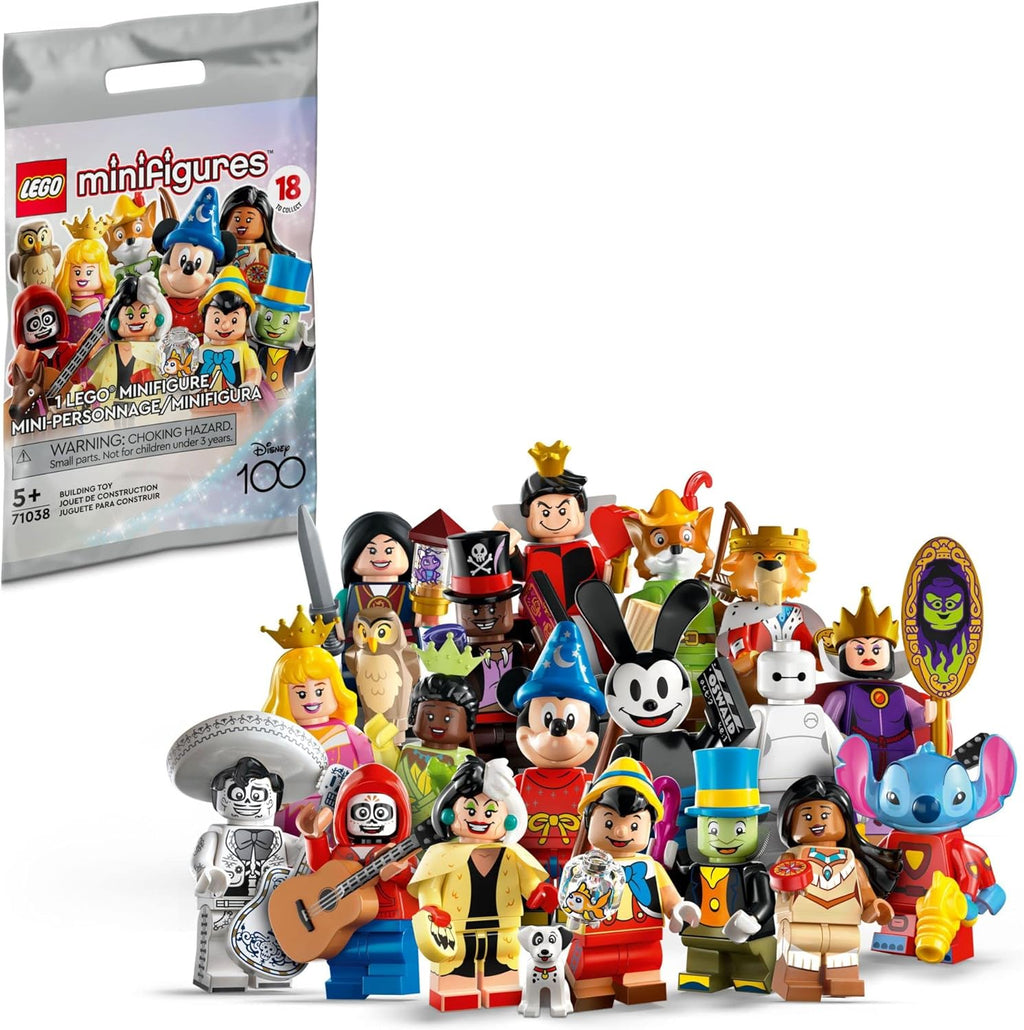 LEGO Minifigures Disney 100 71038, Limited Edition Collectible Figures O955507
