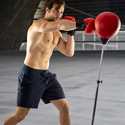 Height Adjustable Punching Bag with Stand U595486