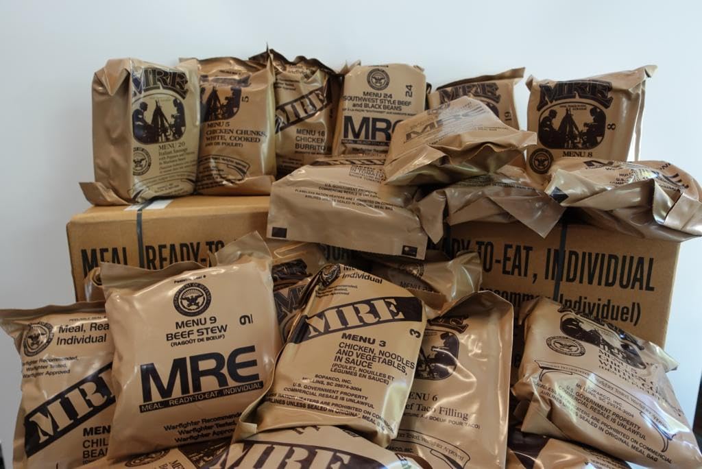 MRE Meals Ready to Eat Military MRE 12 MRE Pack N62395