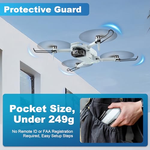 2K HD FPV Drone with Camera, Brushless Motor, 2 Batteries, Foldable T724