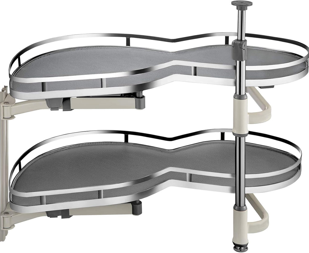 2 Tier Swing Tray Blind Corner Cabinet Organizer Q294313