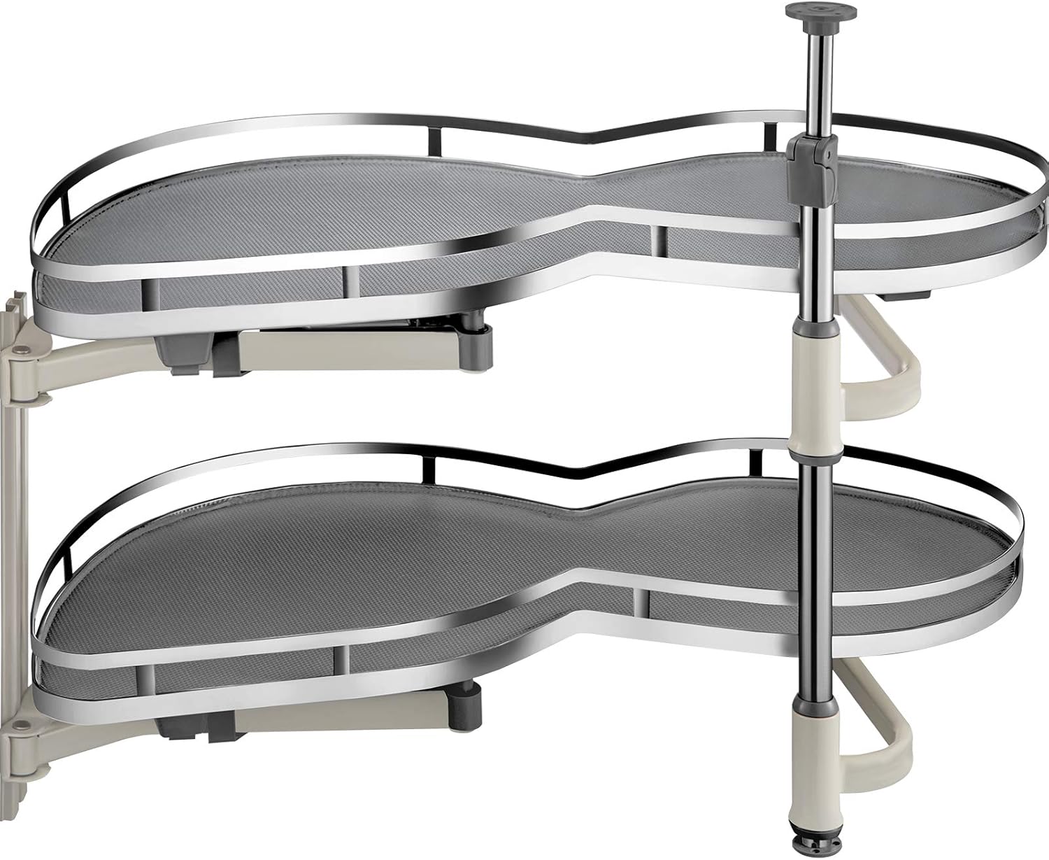 2 Tier Swing Tray Blind Corner Cabinet Organizer Q294313