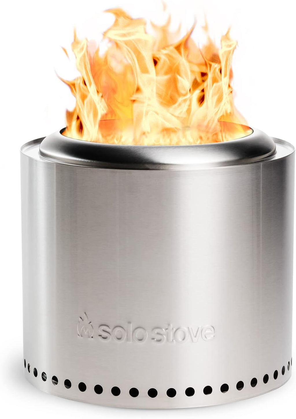 15 Inch Smokeless Stainless Steel Fire Pit with Carry Case T932