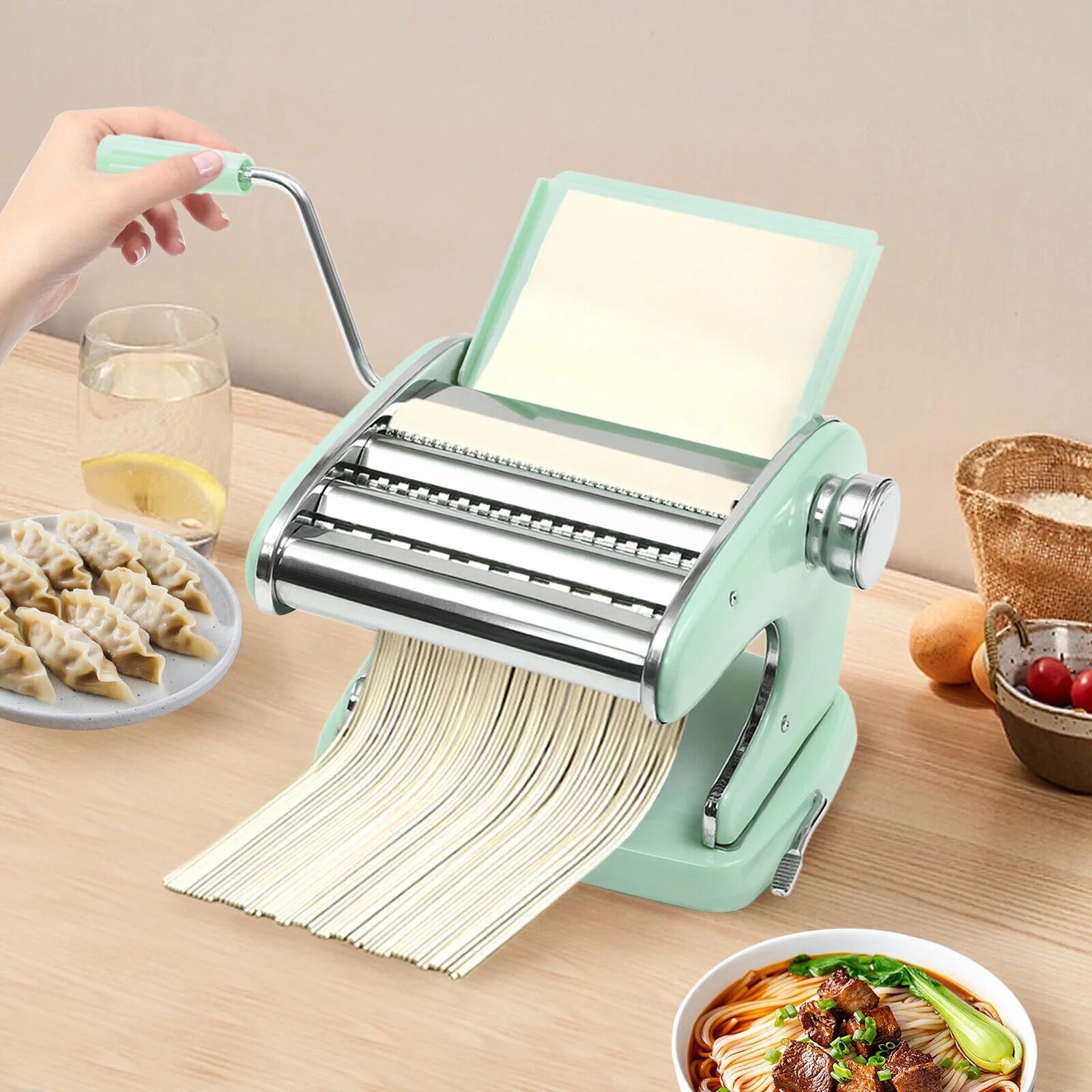 Green 2.36in Pasta Maker F9246