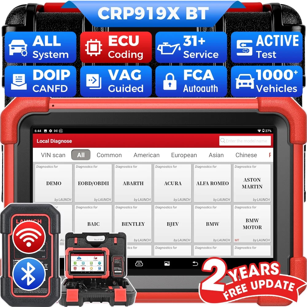 Car Diagnostic OBD2 Scanner with All System Scan X1894