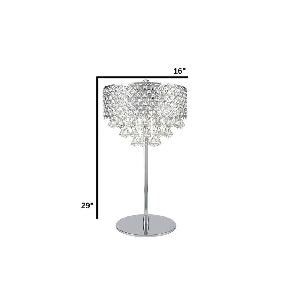 Silver Table Lamp A59838
