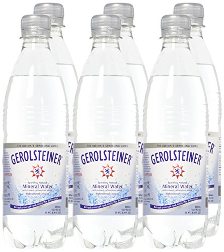 Sparkling Mineral Water, 16.9 Fl Oz (Pack of 6) G919955