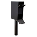 Black Mailbox with Post A62430