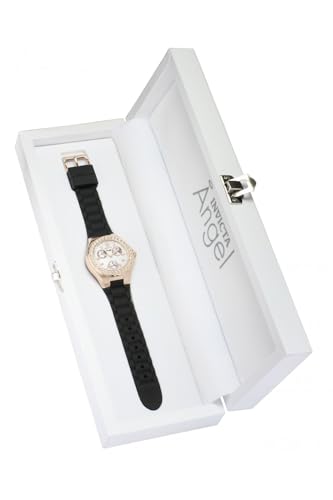 White Dial Crystal Accented Watch Y1502
