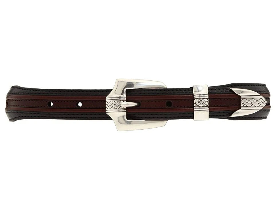 Black-Brown Black Lace Belt Size 44 C960628