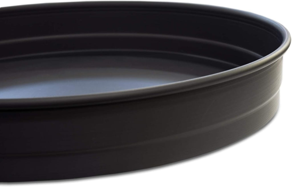 Pre-Seasoned 14 X 2.25 inch Deep Dish Stacking Pizza Pans D4745