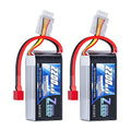 3S Lipo Battery 2200mAh 11.1V 50C Shorty Pack with T Connector (2 Pack) D5791