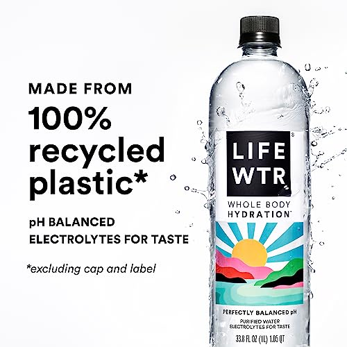 16.9 Fl Oz Purified Water with Electrolytes (Pack of 12) W26364