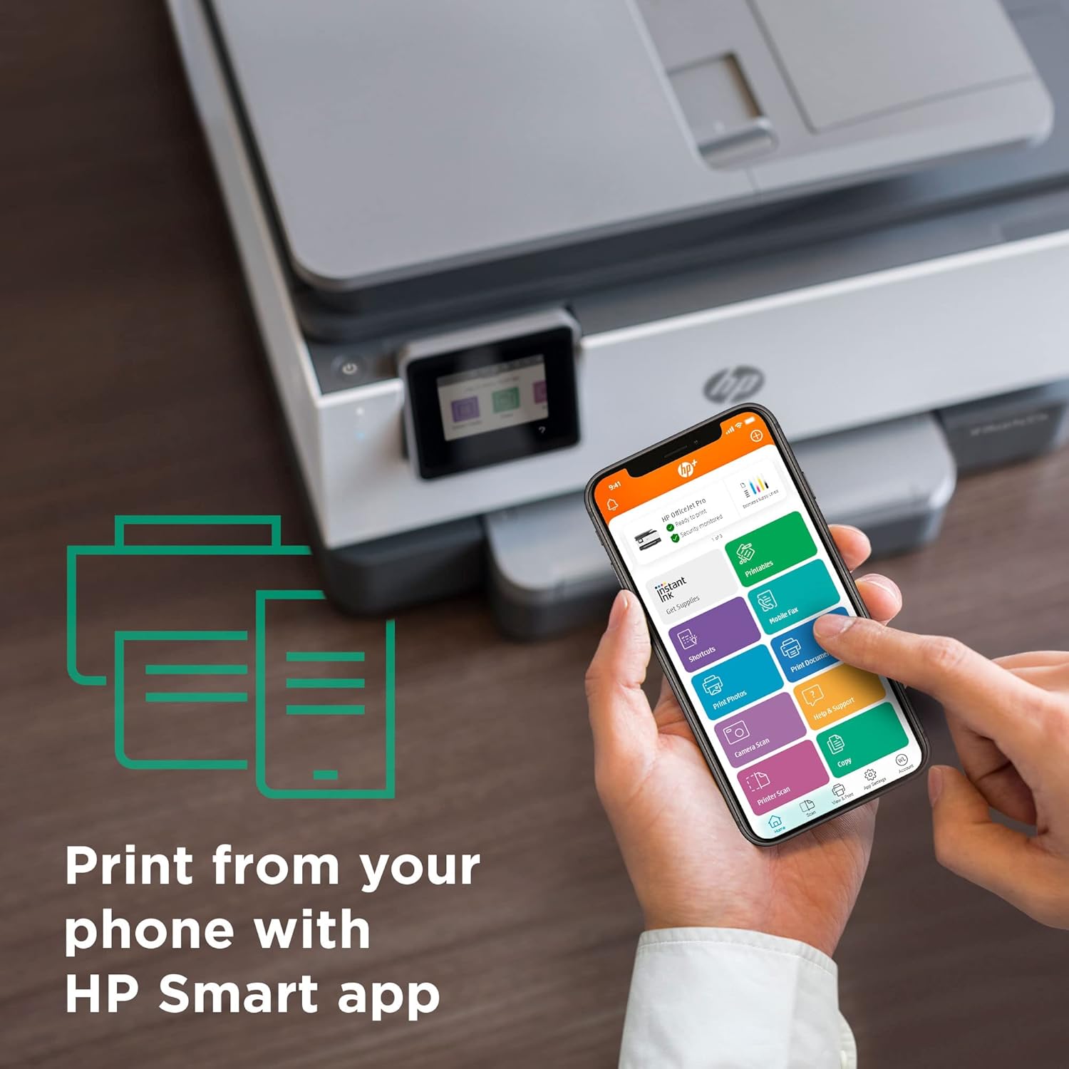 Wireless All-in-One Inkjet Color Printer, Auto 2-Sided, Print & Copy & Scan & Fax, 22ppm, 4800 x 1200dpi, 35-Sheet ADF, 2.7 Color Touchscreen Display S243