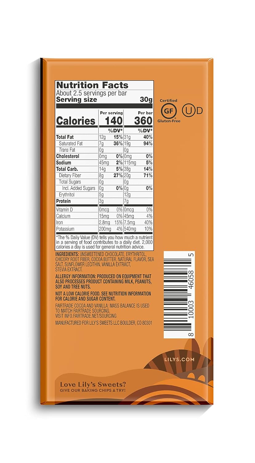 70% Cocoa Extra Dark Salted Caramel Chocolate Bar, 3 ounce 4-Pack E14011