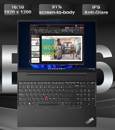 16" FHD+ Laptop with AMD Ryzen 7 7730U, 16GB RAM, 512GB SSD, Fingerprint, Backlit, FHD Webcam, Wi-Fi, Ethernet, Win 11 Pro, Black W981791