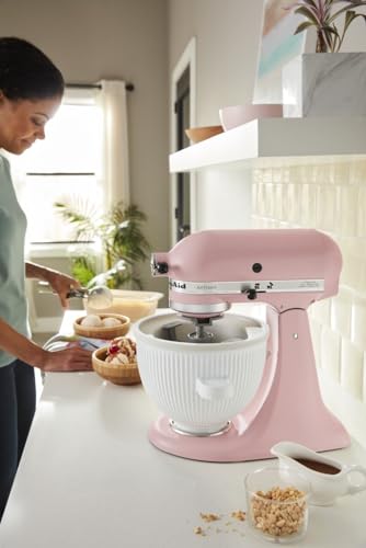 White 2 Quart Ice Cream Maker Attachment for Stand Mixer C499303
