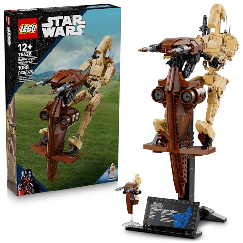 Battle Droid with STAP Building Toy, Ages 12+ L62463