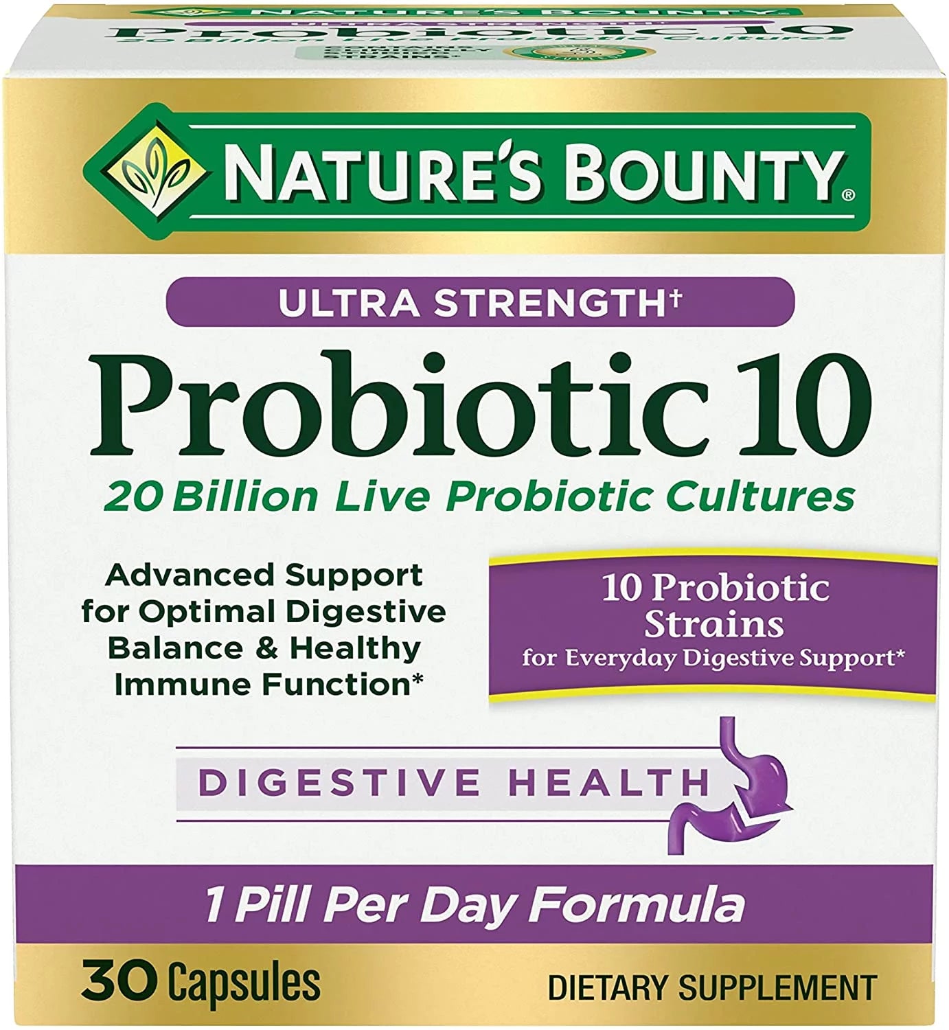 30 Count Probiotic 10 Capsules R530254