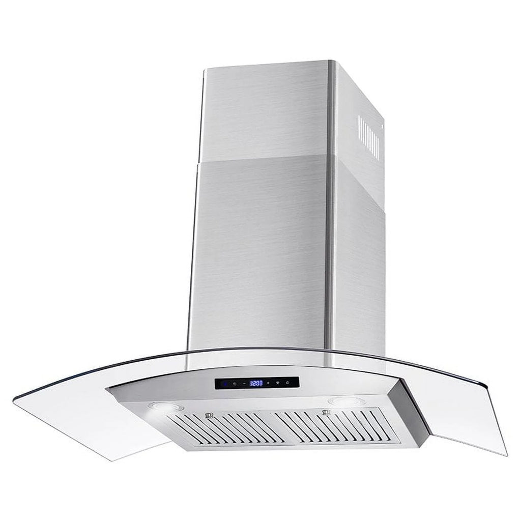 36" 380 CFM Ductless Wall Mount Range Hood in Stainless Steel E45507
