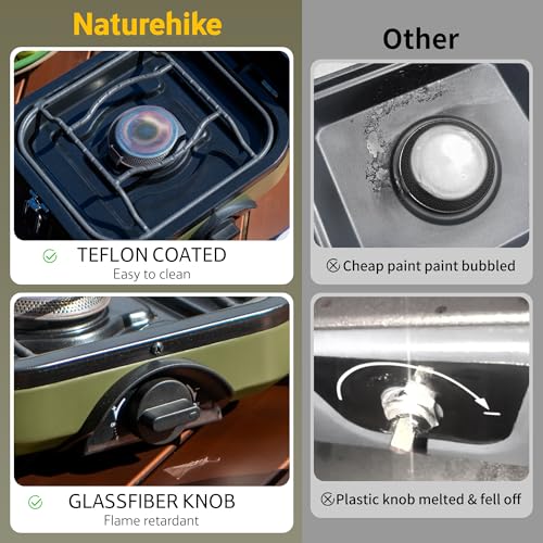 2 Burner Folding Camping Stove with Griddle C8992