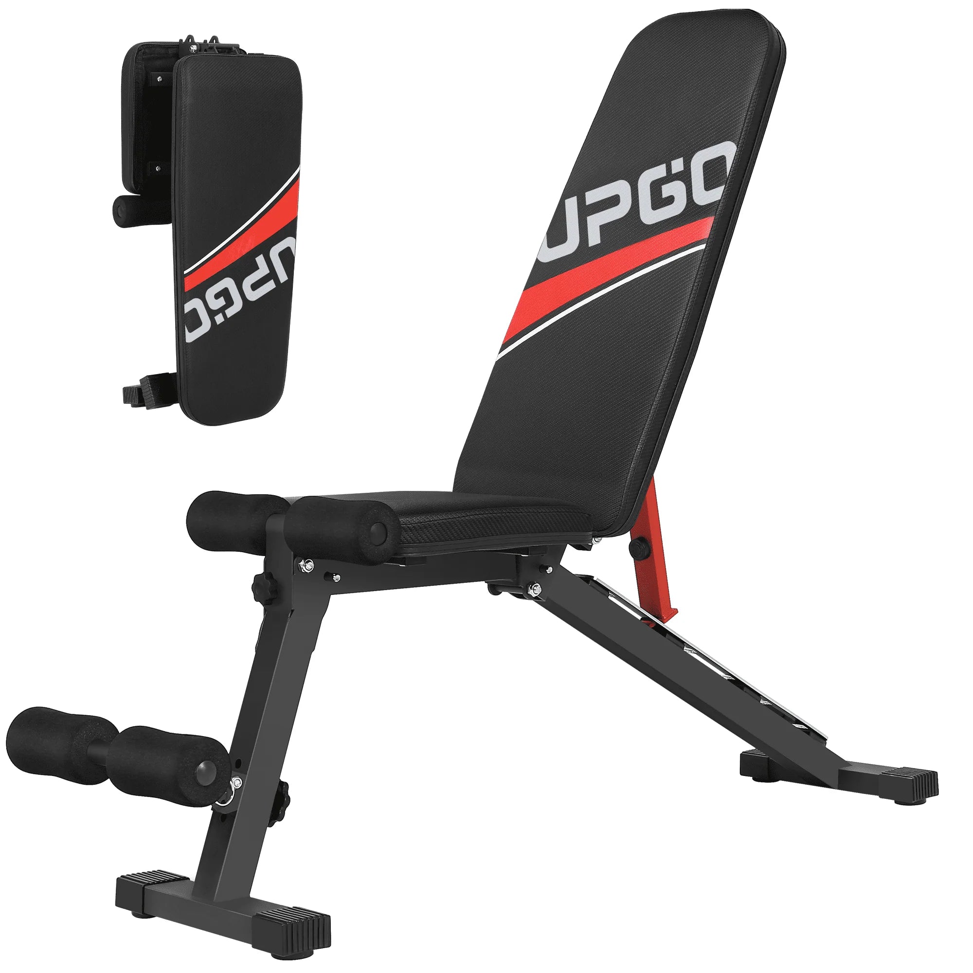 Adjustable Weight Bench with 660lbs Weight Capacity Foldable Gym Bench T389079